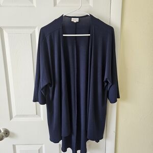 Elegant Navy Blue Women's Sweater